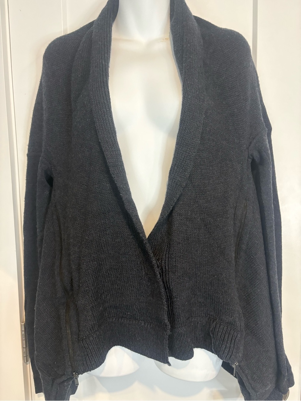 lululemon athletica Open-Front Shawl Collar Cardigan - Black